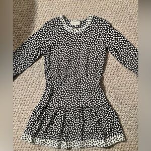 Current/Elliott Black and White Patterned Top